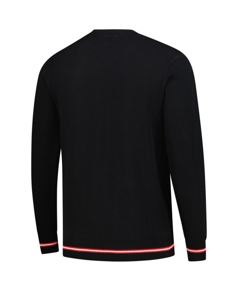 Men's and Women's Black Alabama Crimson Tide Renew Knit Vintage Retro Sweater