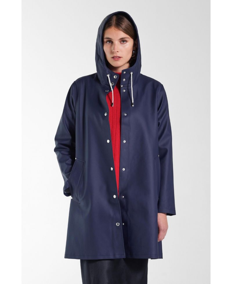 Women's Mosebacke Hooded Long Sleeve Raincoat