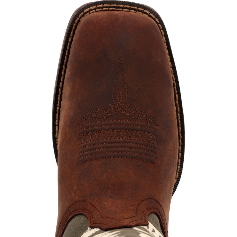 Men's Rebel by Army Green USA Print Western Boot
