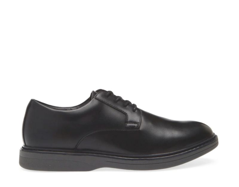 Men's Lace Up Plain Toe Derby Shoes