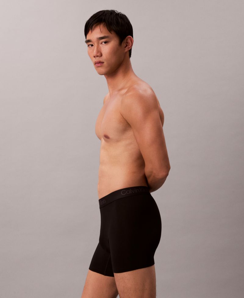 Men's Ultra Soft Modal Boxer Briefs Underwear, 3-Pack
