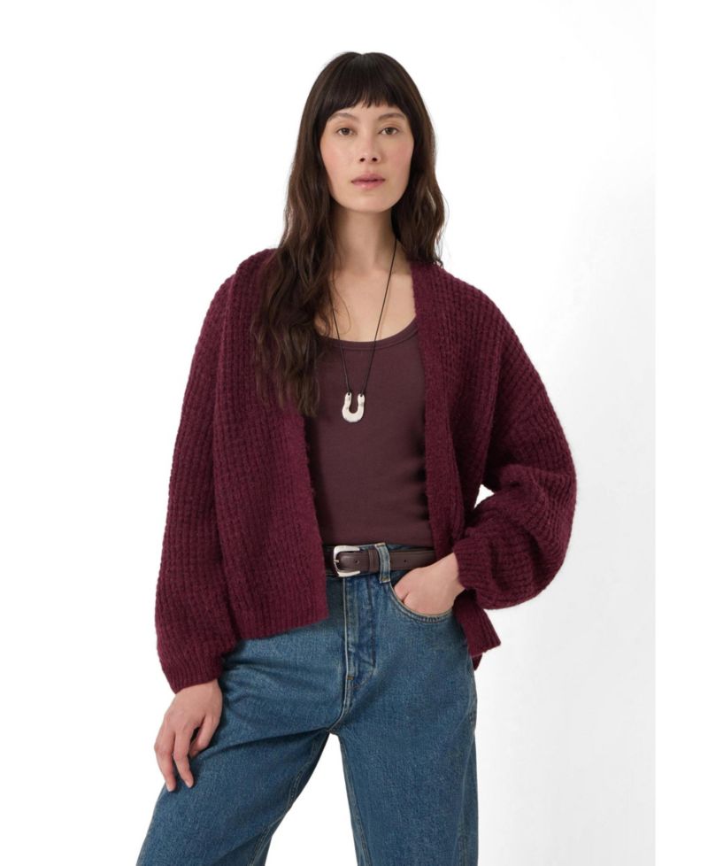 Women's Flossie Waffle Stitch Cardigan