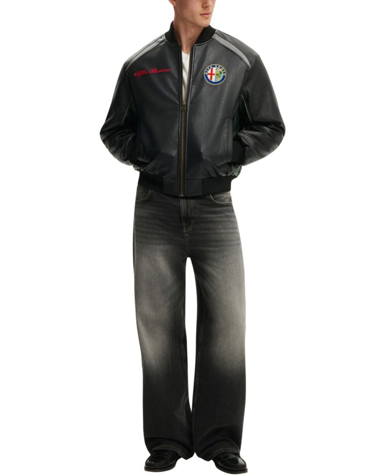 Men's Alfa Romeo Bomber Long-Sleeve Jacket