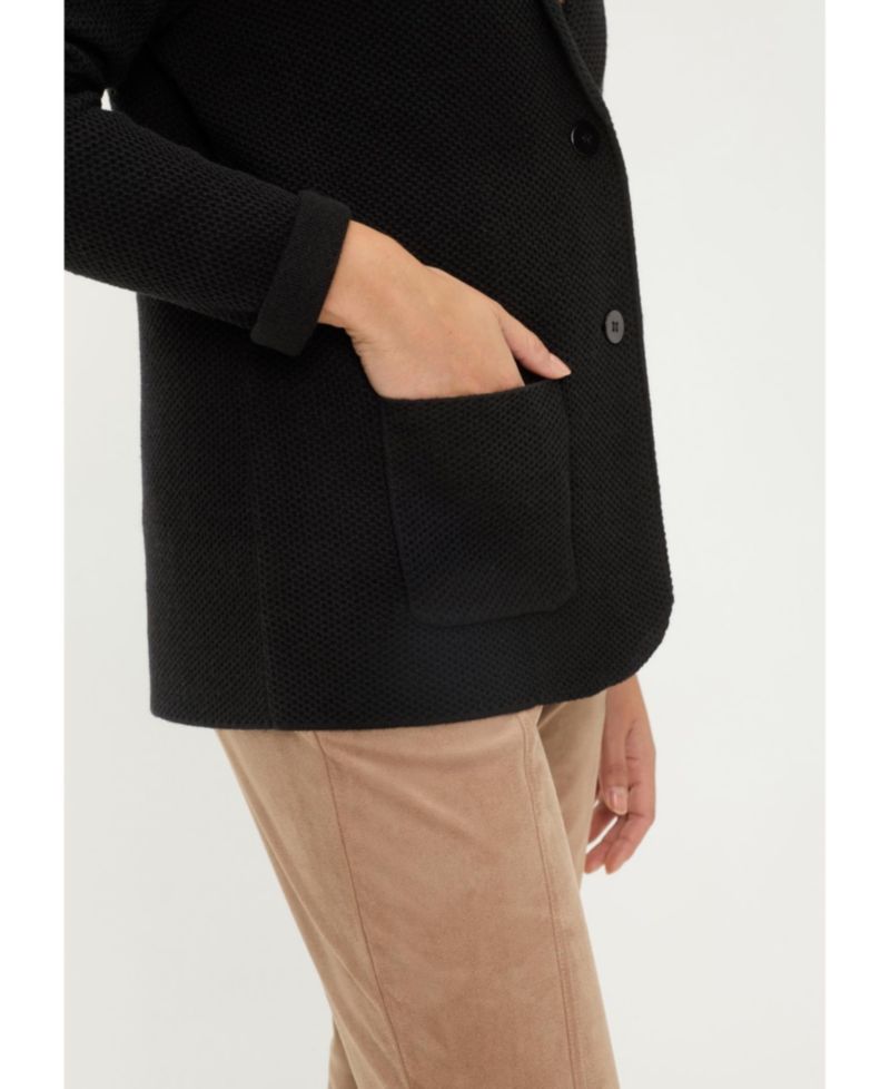 Women's Merino Wool Blend Blazer