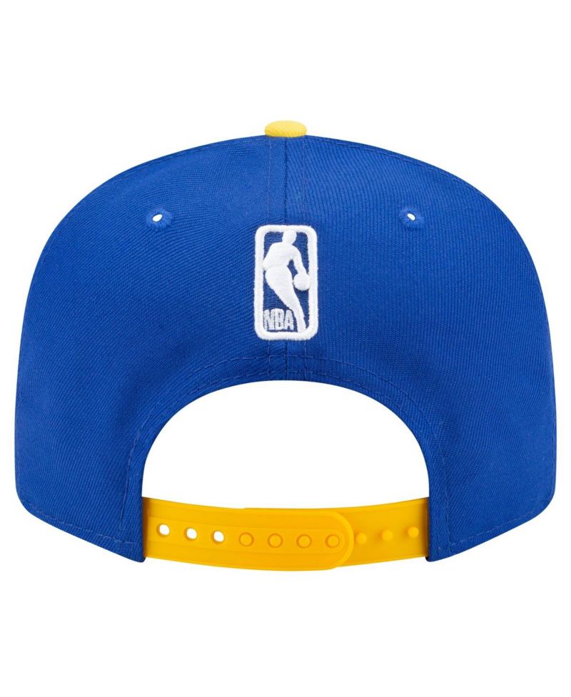 Men's Royal, Gold Golden State Warriors Official Team Color 2Tone 9FIFTY Snapback Hat
