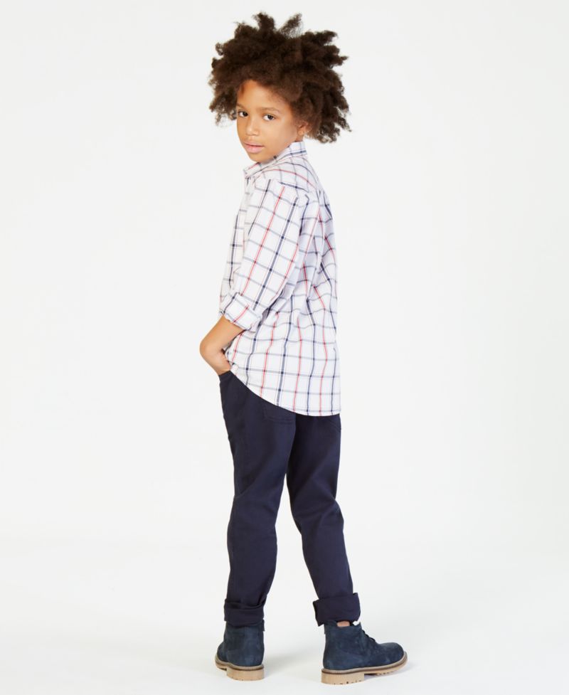 Toddler and Little Boys Samuel Plaid Button-Down Shirt