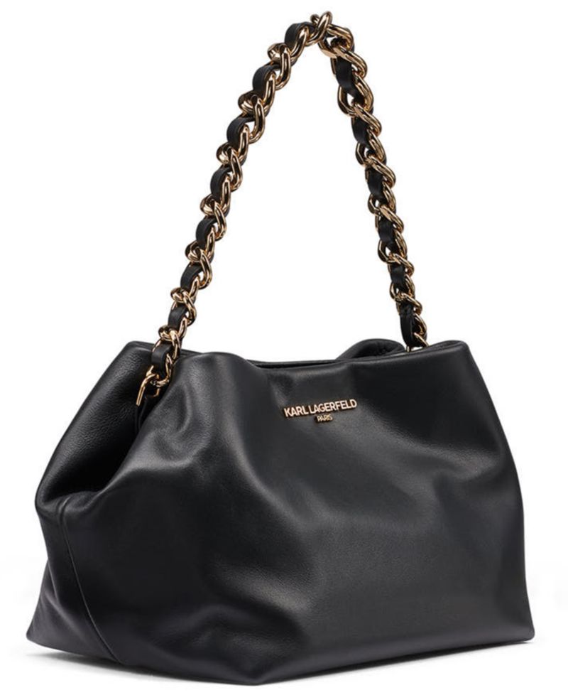 Giovanna Medium Leather Clutch Handbag
