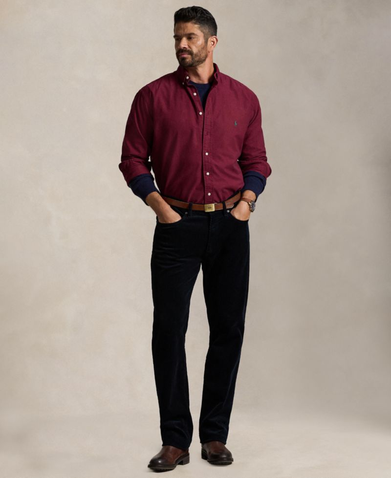 Men's Big & Tall Garment-Dyed Oxford Shirt