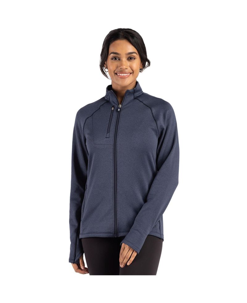 Women's Cutter and Buck Peshastin Fleece Recycled Full Zip Jacket