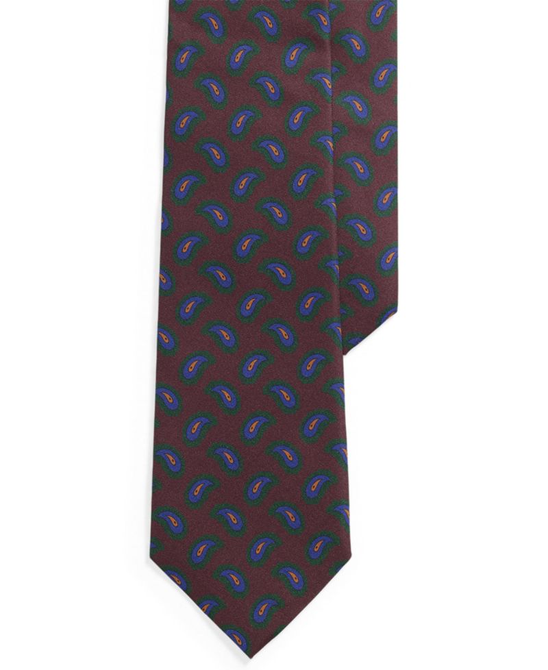 Men's Paisley Silk Twill Tie