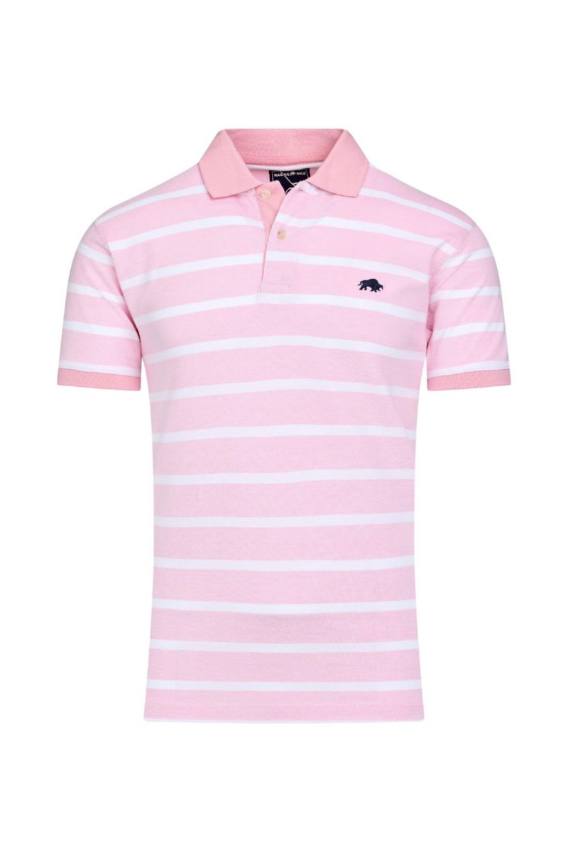 Men's Birdseye Stripe Pique Polo