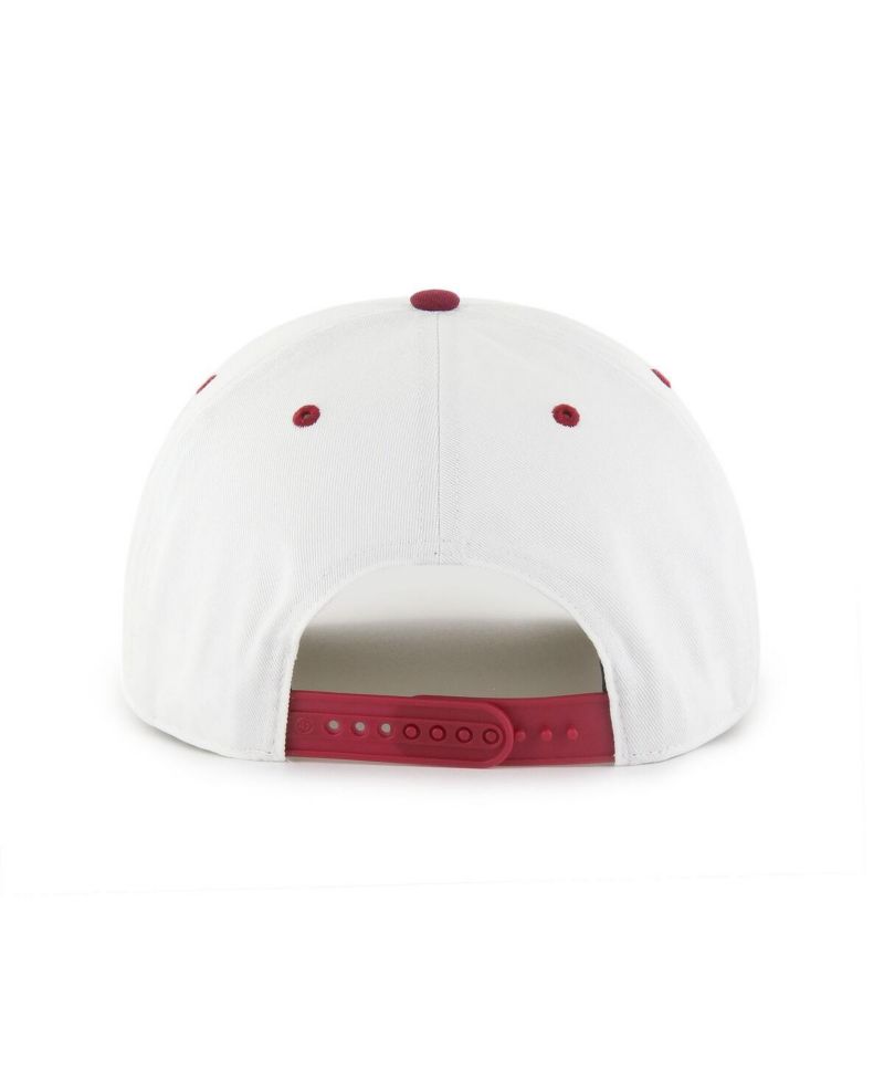 Men's White/Cardinal Arizona Cardinals Roscoe Two-Toned Hitch Adjustable Hat