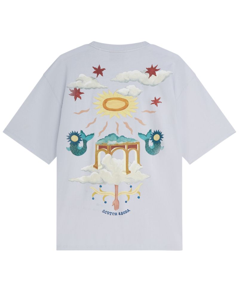 Men's Back Artwork Regular-Fit Short-Sleeve T-Shirt