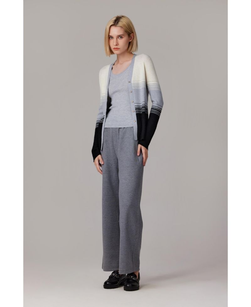 Women's Lurex Wool Cardigan | Metallic Button Up V Neck Sweater | Ultra Soft Ribbed Shimmer Knit | Machine Washable Cardigan Sweaters