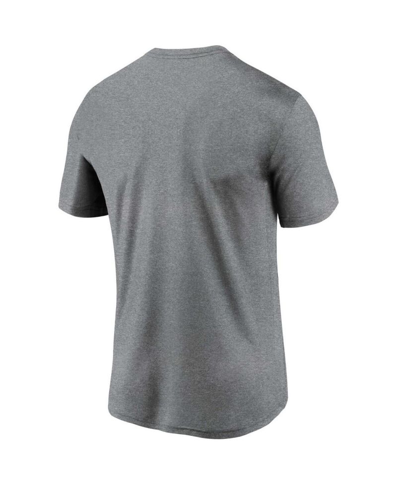 Men's Heather Gray New Orleans Saints Legend Wordmark T-Shirt