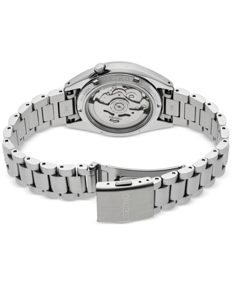 Men's Automatic 5 Sports Midsize Stainless Steel Bracelet Watch 37mm