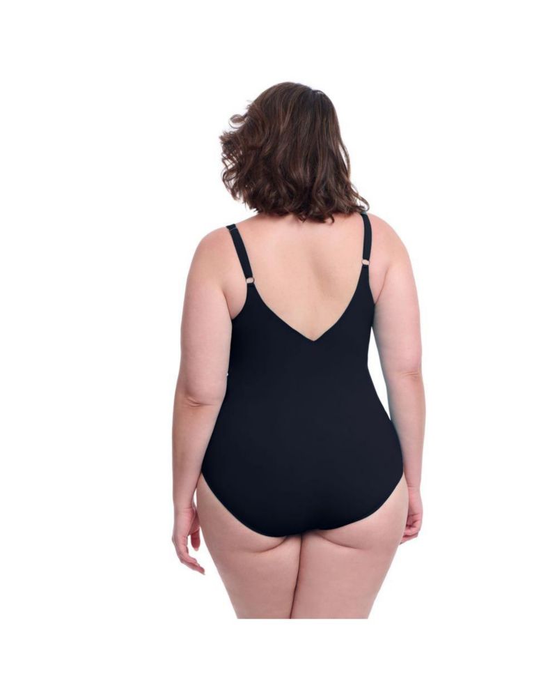 Women's Tutti Frutti Ruffle Surplice One Piece Swimsuit