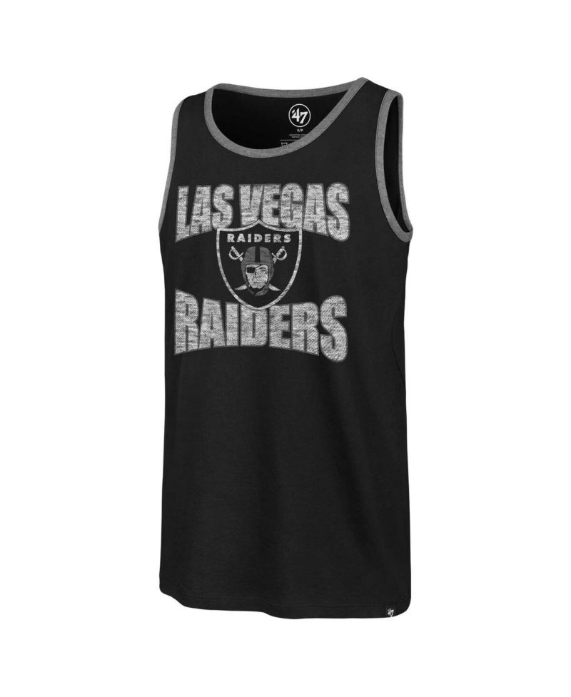 Men's Black Las Vegas Raiders Upload Franklin Tank Top