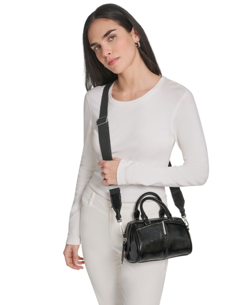 Genevieve Patent Mini Crossbody Handbag