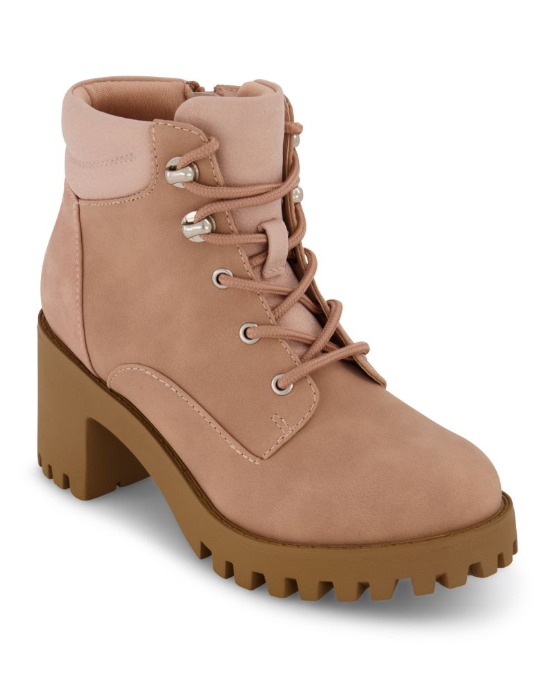 Big Girls Block Heel Ankle Booties