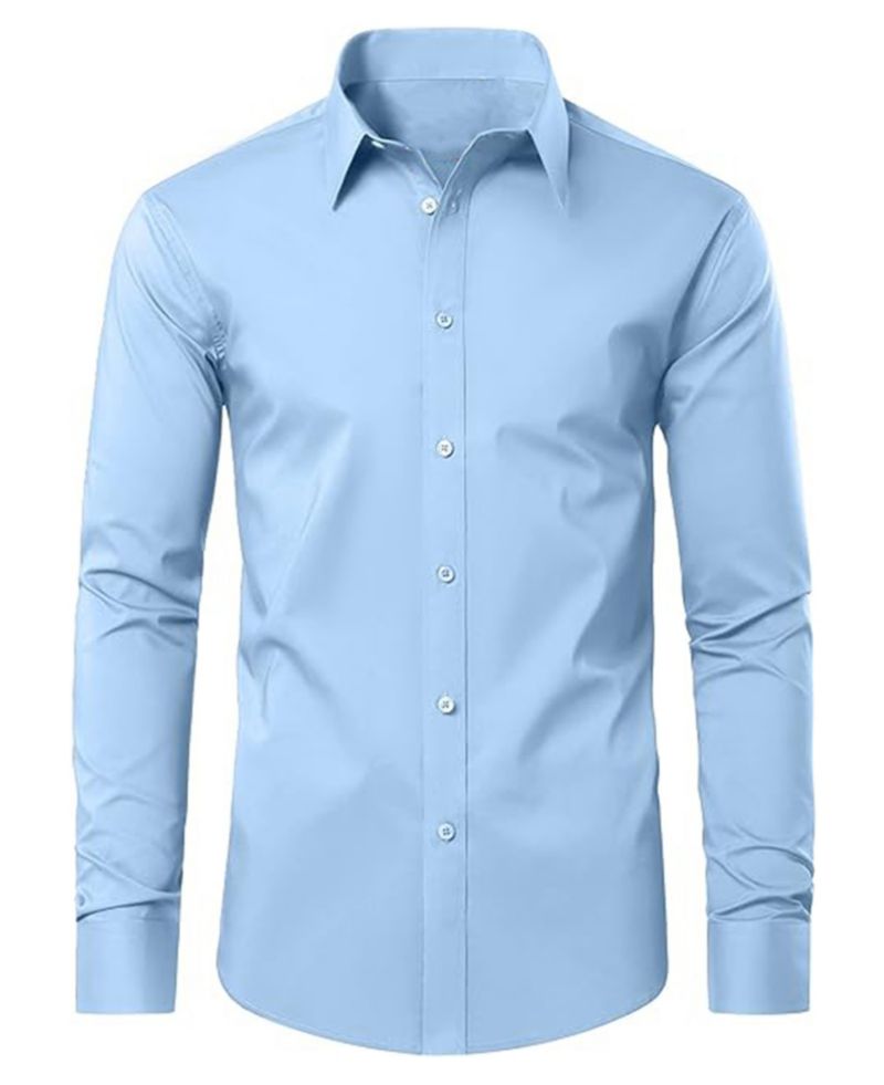 Men's Long Sleeve Classic Dress Shirt