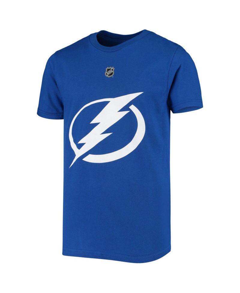 Big Boys Nikita Kucherov Royal Tampa Bay Lightning Player Name and Number T-shirt