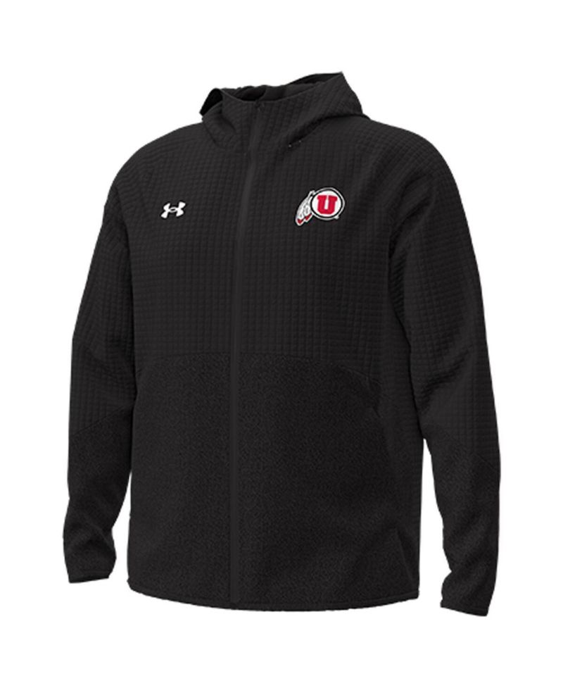 Men's Black Utah Utes Unstoppable Raglan Full-Zip Jacket