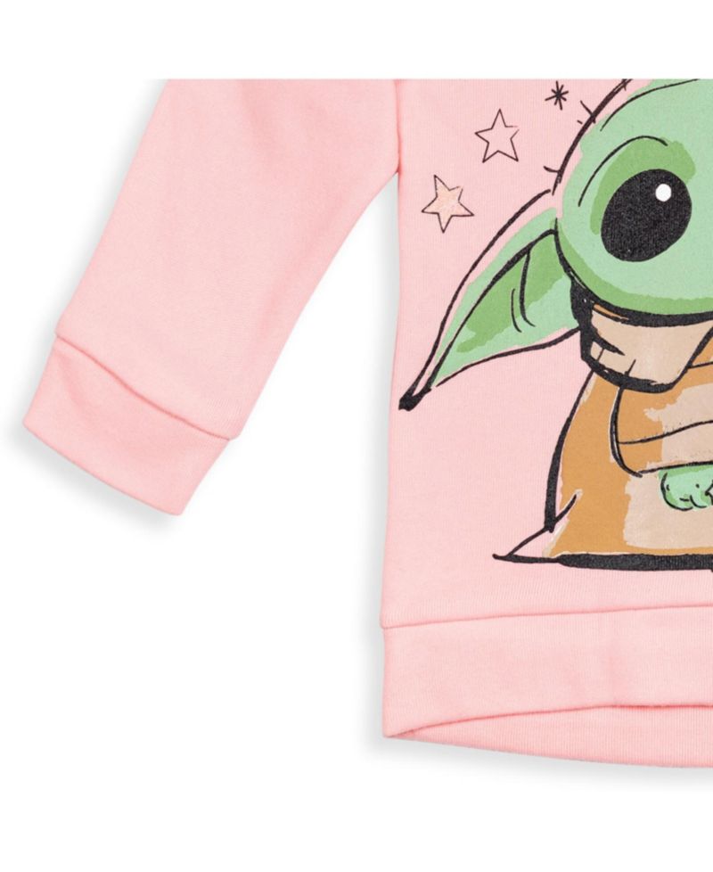 Toddler Girls Grogu 2T - 5T Fleece Hoodie and Leggings Set