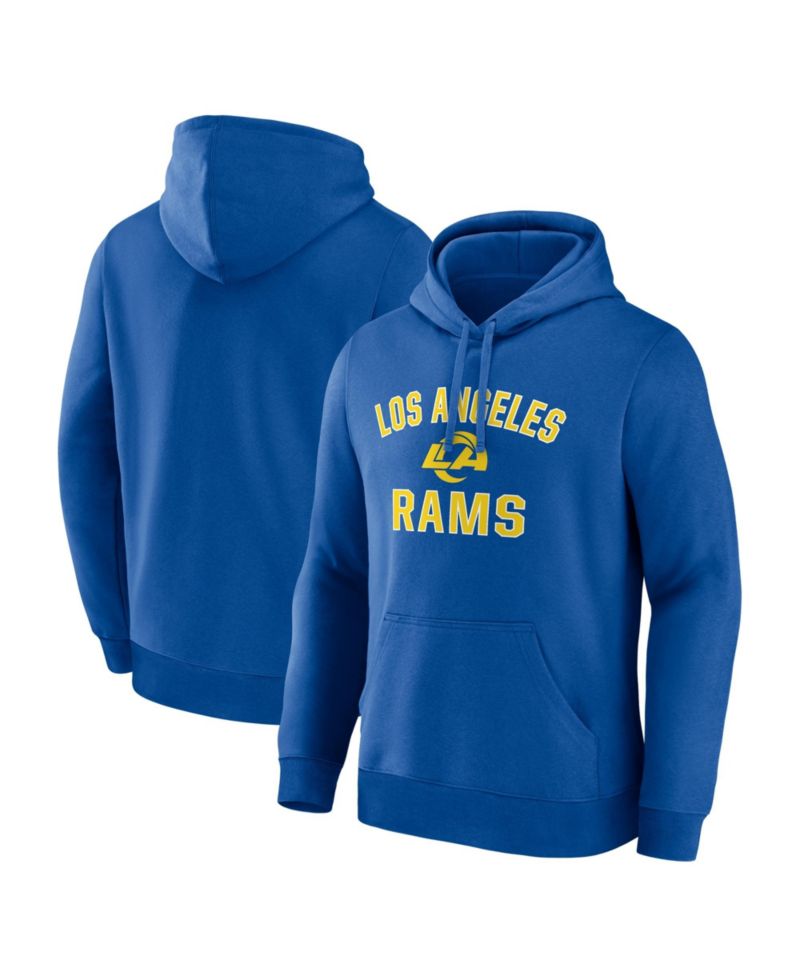 Men's Royal Los Angeles Rams Arch Victory Hoodie