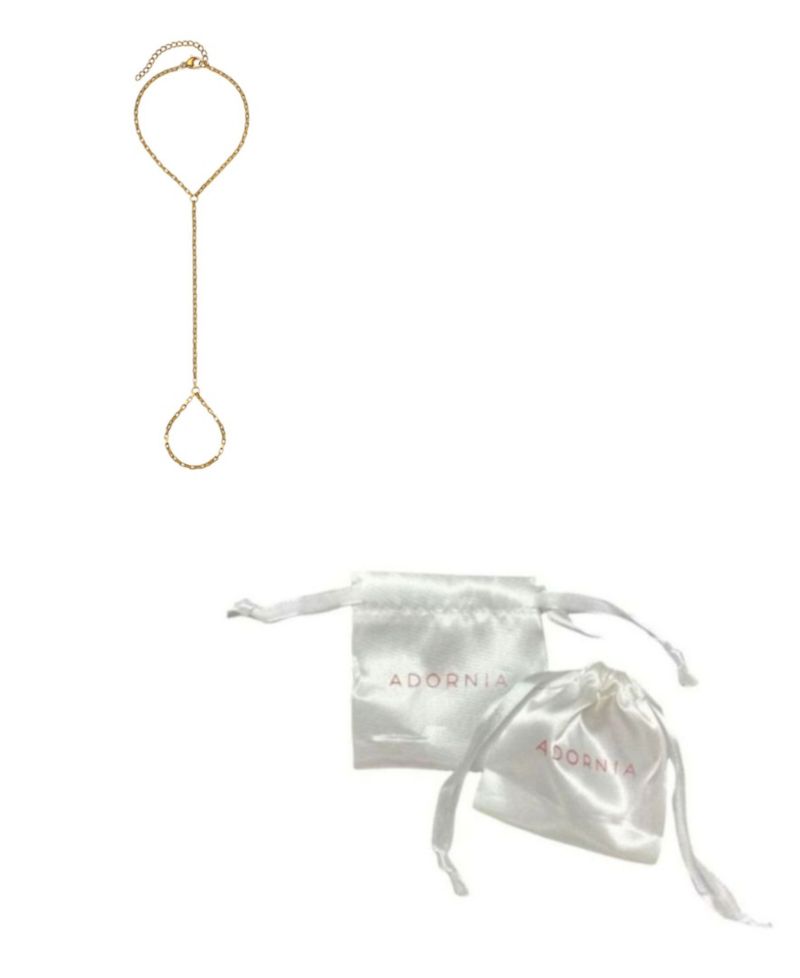 Tarnish Resistant Gold Paperclip Handchain