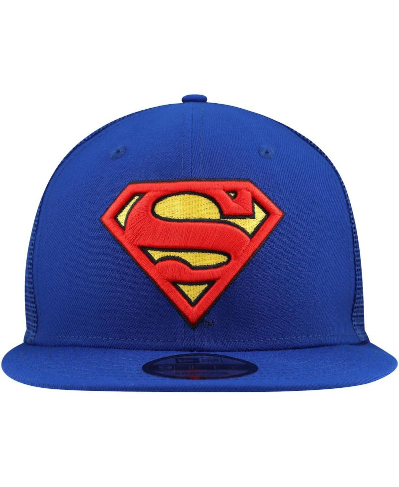 Men's Blue Superman 9FIFTY Snapback Trucker Hat