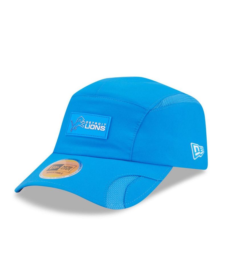 Men's Blue Detroit Lions 2025 Sideline Runner Adjustable Hat