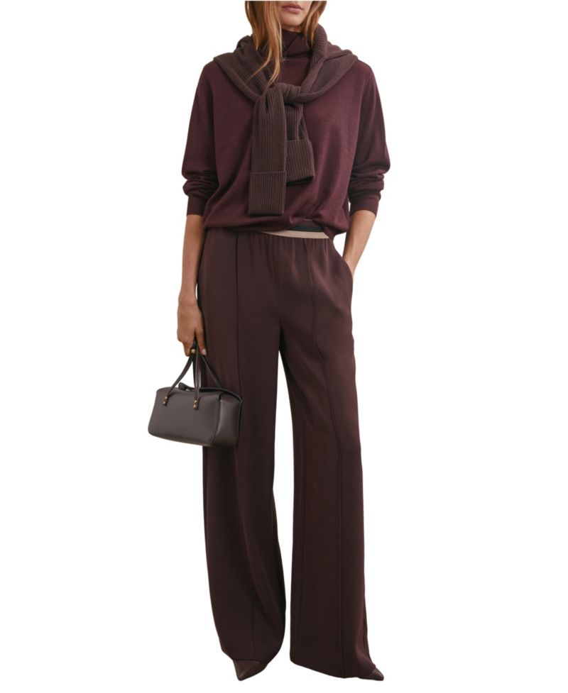 Women's Sonnie Elasticated-Waist Wide-Leg Pants