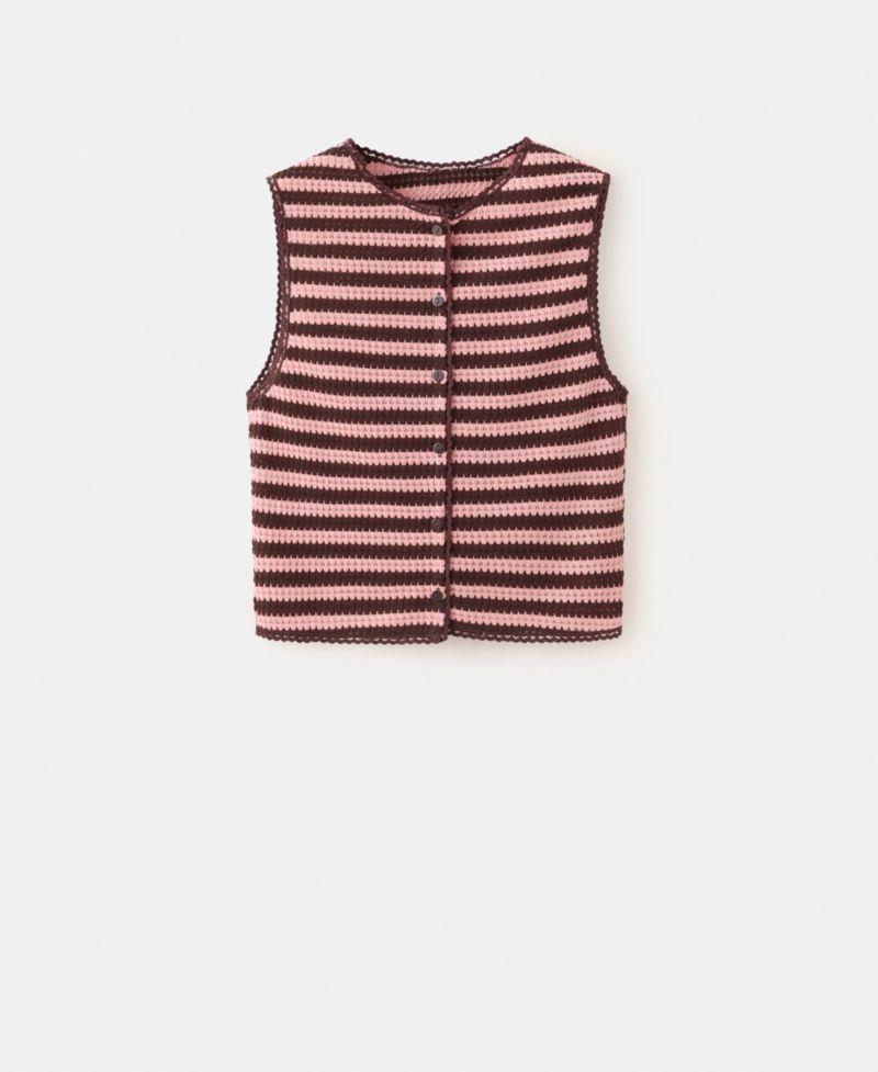 Women's Striped Knit Top