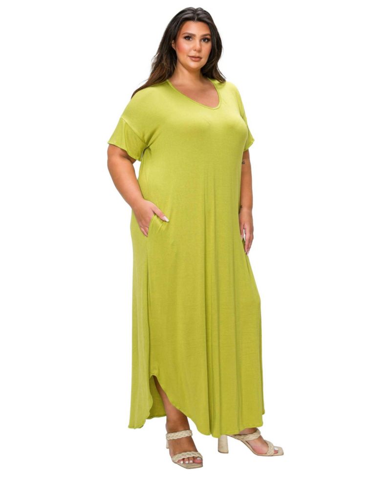Plus Size Scarlett Pocket Maxi Dress