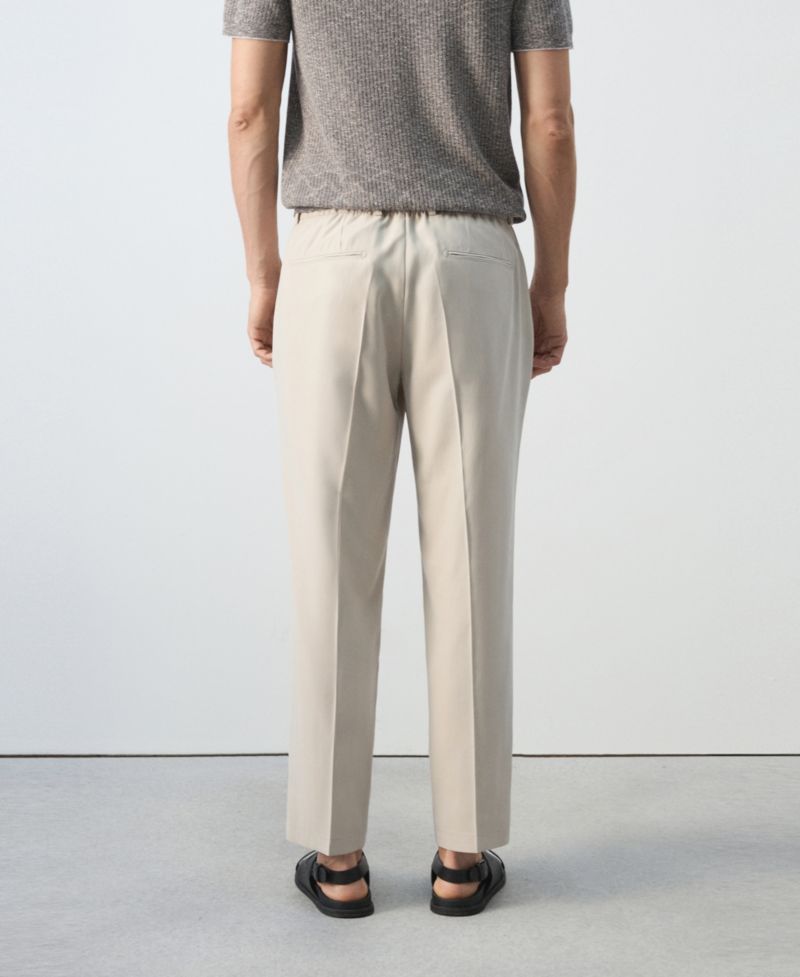 Men's Regular-Fit Pleated Pants