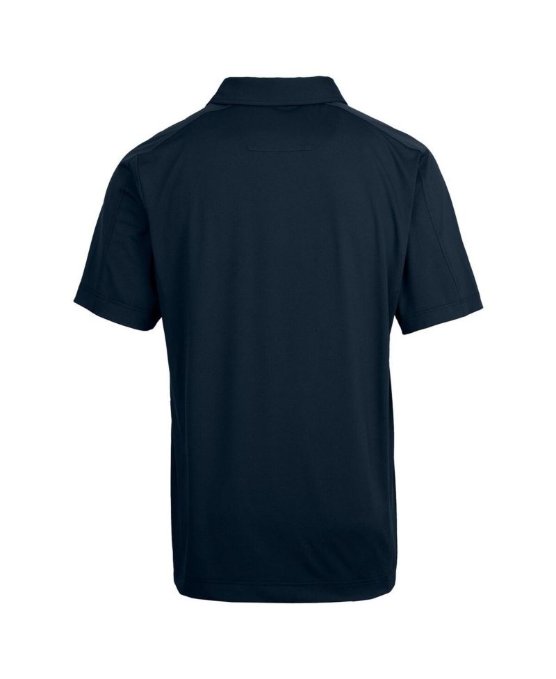Men's Navy Denver Broncos Prospect Textured Stretch Polo Shirt