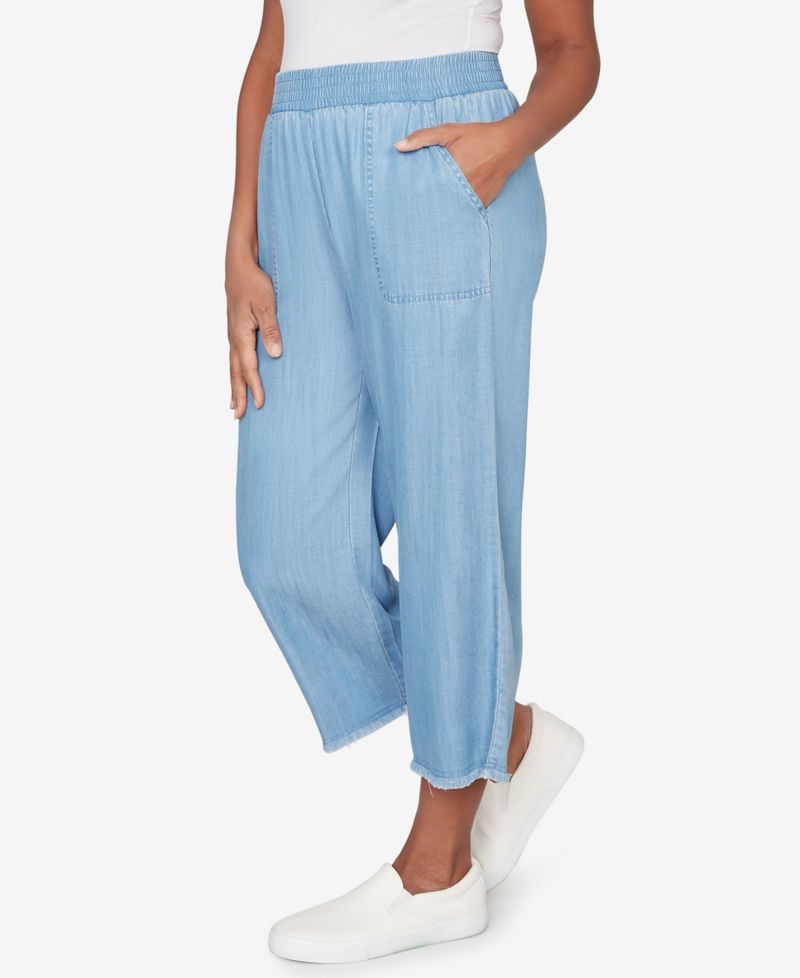 Women's Beachcomber Wide-Leg Patch Pocket Ankle Pant