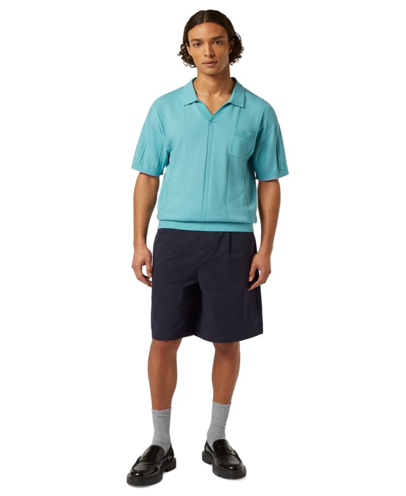 Men's Knit Polo Shirt