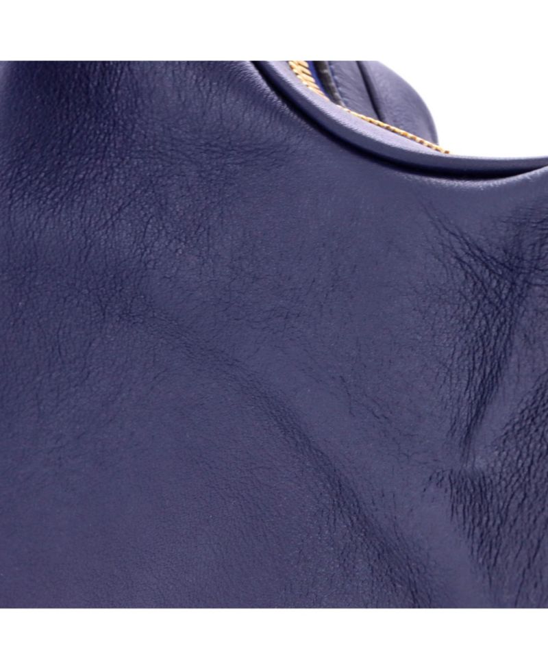 Small Attache Shoulder Bag Leather
