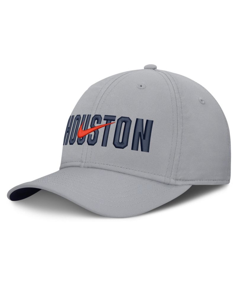 Men's Gray Houston Astros Primetime Rise Dri-FIT Flex Hat