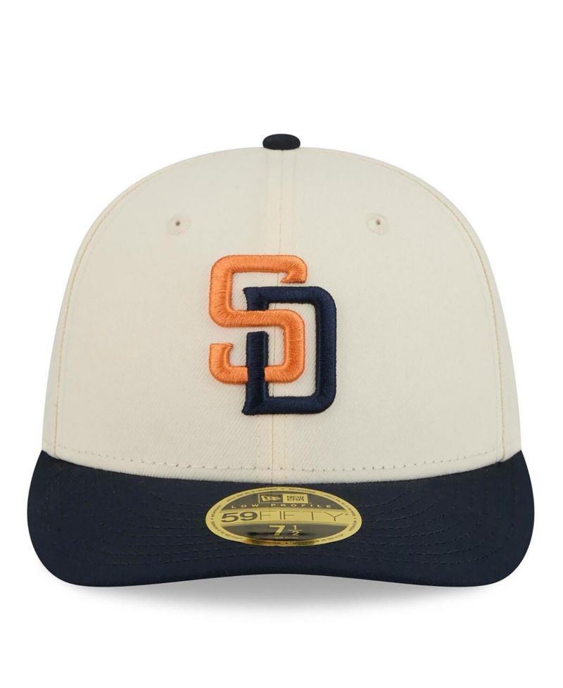 Men's Cream/Obsidian San Diego Padres 2026 City Connect Low Profile 59FIFTY Fitted Hat