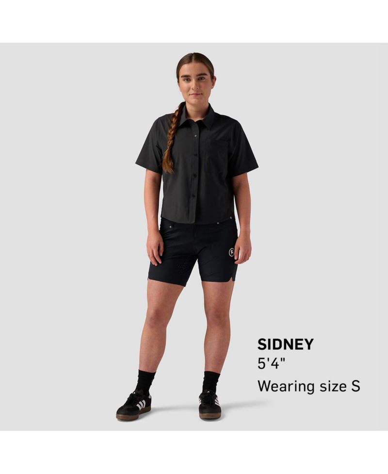 Women's Slickrock Short-Sleeve Button-Up Jersey Mountain Bike Top