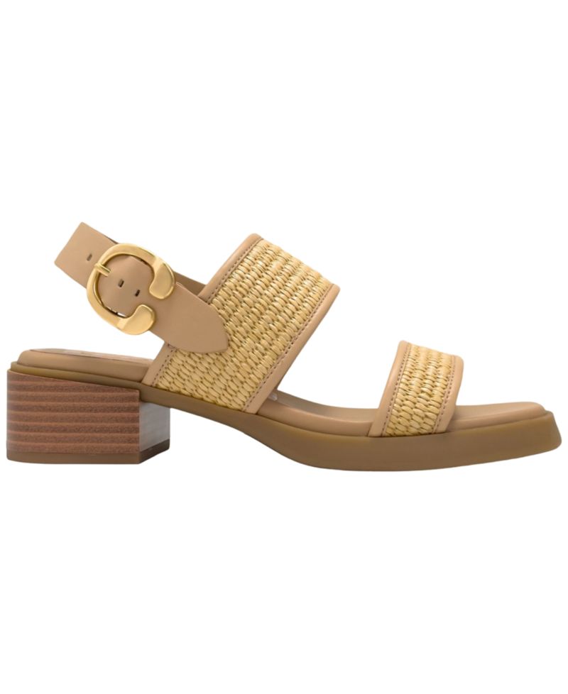 Women's Dove Low Heeled Square Toe Dress Sandals