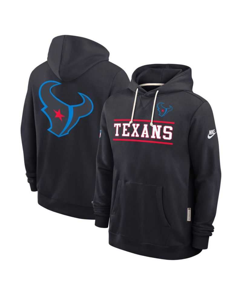 Men's Navy Houston Texans Standard Issue ReplayAlternate Dri-FIT Hoodie