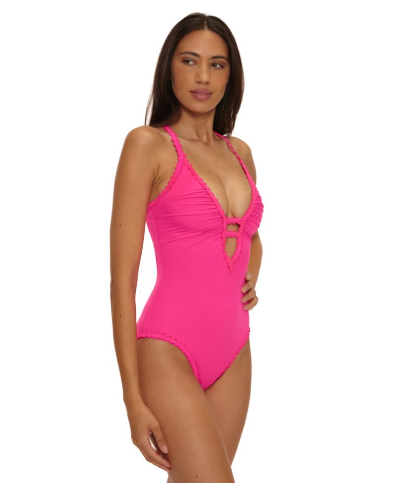 Women's Bella Clare V-Neck One-Piece Swimsuit