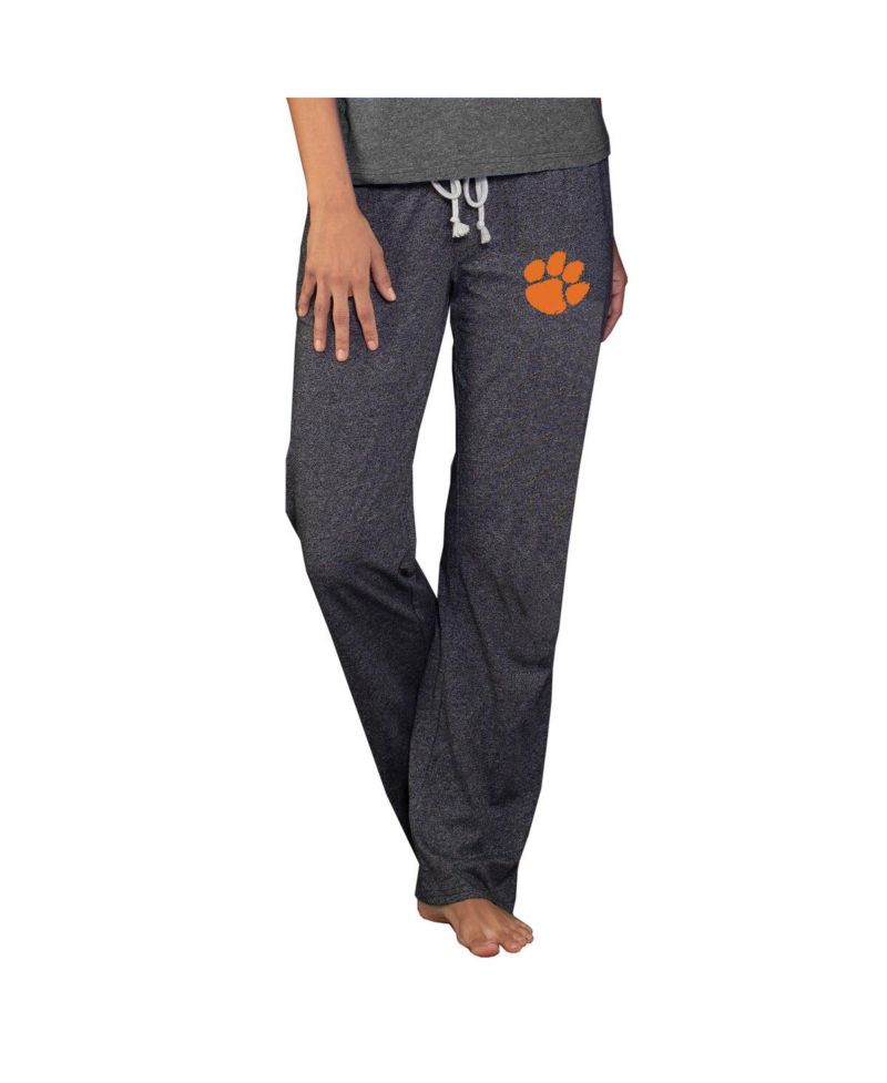 Women's Charcoal Clemson Tigers Quest Knit Lightweight Pants