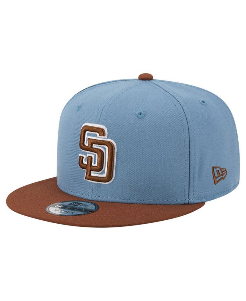Men's Light Blue/Brown San Diego Padres Color Pack 9FIFTY Snapback Hat