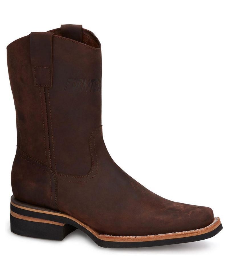 Men's Western Men Suede Leather Boots