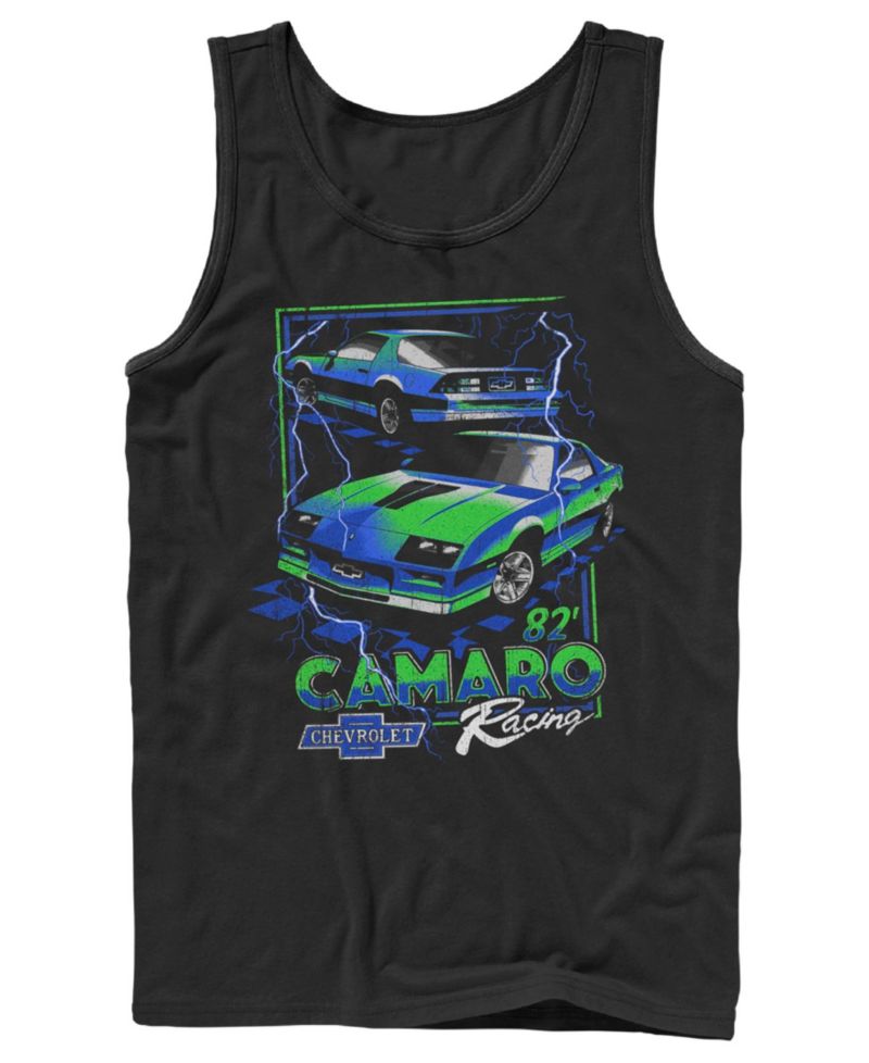 Men's Camaro 82 Chevy Racing Retro Graphic Tank Top